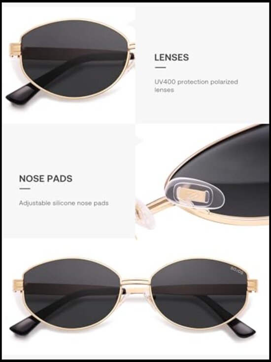 Metal Frame Polarized Sunglasses with UV400 TAC Lenses main image 6